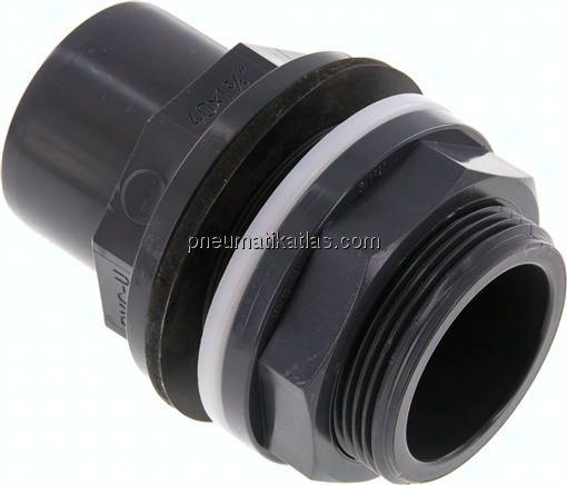 Klebe-Schottverschraubung 40x50mm, G 1-3/4" AG