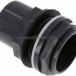 Klebe-Schottverschraubung 63x75mm, G 2-1/2" AG