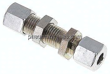 Schott-Schneidringverschraubung 8 L (M14x1,5), Stahl verzinkt