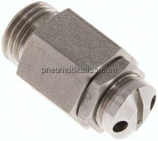 Mini-Sicherheitsventil G 1/4", 6 - 12 bar, 1.4305
