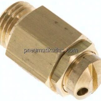 Mini-Sicherheitsventil G 1/4", 3 - 7 bar, Messing