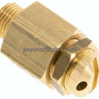 Mini-Sicherheitsventil G 1/8", 10 - 18 bar, Messing