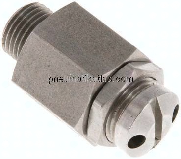 Mini-Sicherheitsventil G 1/8", 10 - 18 bar, 1.4305