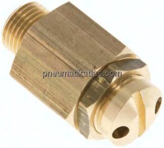 Mini-Sicherheitsventil G 1/8", 1 - 4 bar, Messing