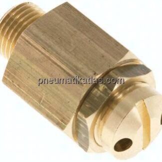 Mini-Sicherheitsventil G 1/8", 1 - 4 bar, Messing