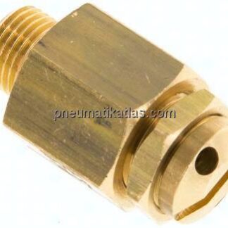 Mini-Sicherheitsventil G 1/8", 3 - 7 bar, Messing