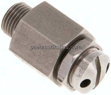 Mini-Sicherheitsventil G 1/8", 3 - 7 bar, 1.4305