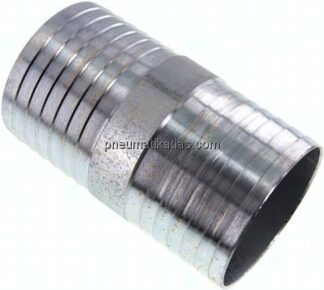 Schlauchverbindungsrohr 100 (4")mm-100 (4")mm, Stahl verzinkt