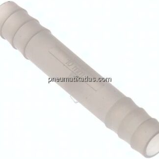 Schlauchverbindungsrohr 10mm-10mm, PVDF