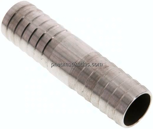 Schlauchverbindungsrohr 25 (1")mm-25 (1")mm, 1.4301