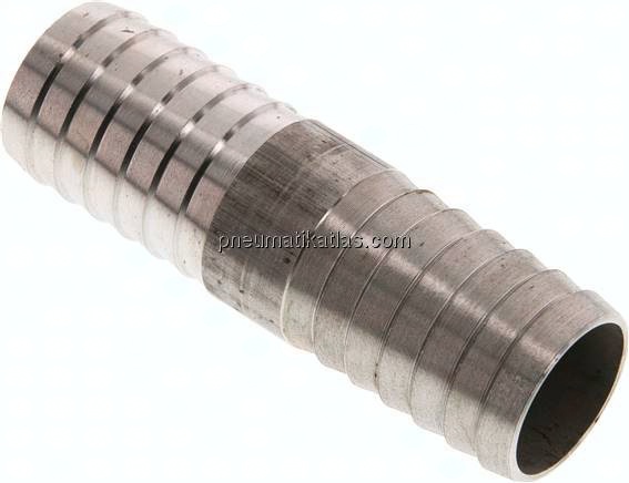 Schlauchverbindungsrohr 30mm-30mm, 1.4301