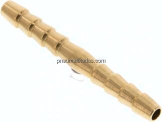 Schlauchverbindungsrohr 5mm, Messing, Eco-Line