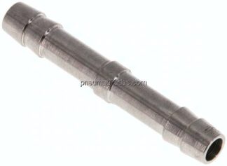 Schlauchverbindungsrohr 6 (1/4")mm-6 (1/4")mm, 1.4571