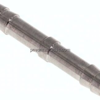 Schlauchverbindungsrohr 6 (1/4")mm-6 (1/4")mm, 1.4571