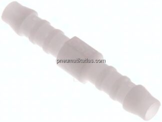 Schlauchverbindungsrohr 6 (1/4")mm-6 (1/4")mm, POM