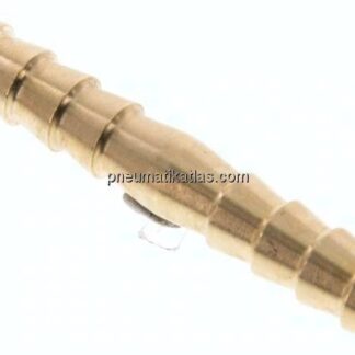 Schlauchverbindungsrohr 6 (1/4")mm, Messing, Eco-Line