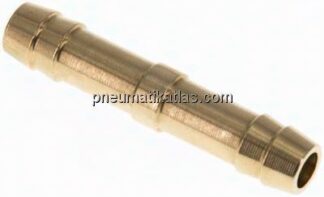 Schlauchverbindungsrohr 8 (5/16")mm-8 (5/16")mm, Messing