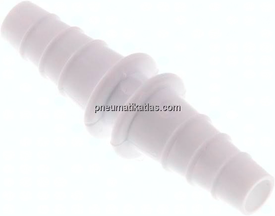 Universal-Schlauchverbindungsrohr 9 - 12 x 9 - 12mm, Polypropylen