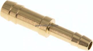 Schlauchverbindungsrohr 9 (3/8")mm-6 (1/4")mm, Messing