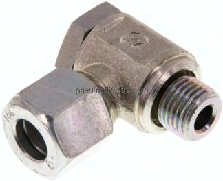 Winkel-Schwenkverschraubung G 1/4"-10 L (M16x1,5), Stahl verzinkt