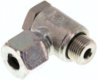 Winkel-Schwenkverschraubung G 3/8"-10 S (M18x1,5), Stahl verzinkt