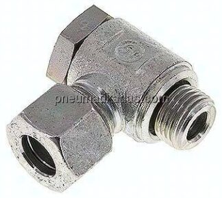 Winkel-Schwenkverschraubung M 16x1,5-12 L (M18x1,5), Stahl verzinkt