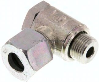 Winkel-Schwenkverschraubung G 3/8"-12 S (M20x1,5), Stahl verzinkt