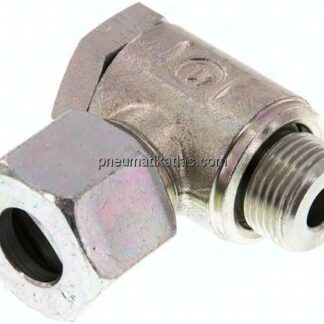 Winkel-Schwenkverschraubung G 3/8"-12 S (M20x1,5), Stahl verzinkt