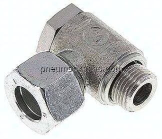 Winkel-Schwenkverschraubung M 18x1,5-15 L (M22x1,5), Stahl verzinkt