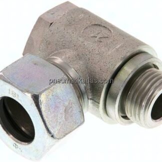 Winkel-Schwenkverschraubung G 1/2"-18 L (M26x1,5), Stahl verzinkt