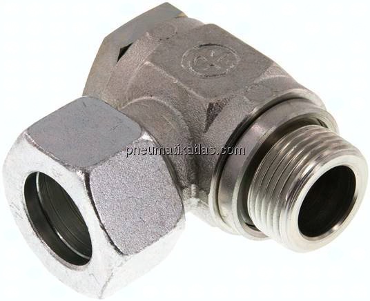 Winkel-Schwenkverschraubung G 3/4"-22 L (M30x2), Stahl verzinkt
