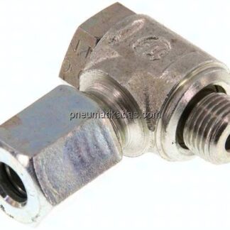Winkel-Schwenkverschraubung G 1/8"-6 L (M12x1,5), Stahl verzinkt