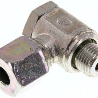 Winkel-Schwenkverschraubung G 1/4"-8 S (M16x1,5), Stahl verzinkt