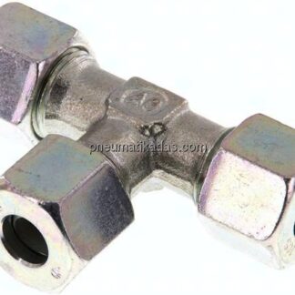 T-Schneidringverschraubung 10 S (M18x1,5), Stahl verzinkt