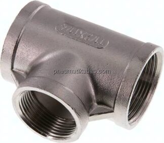 T-Stück Rp 1-1/2"-Rp 1-1/4"-Rp 1-1/2" (IG), 1.4408