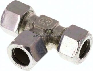 T-Schneidringverschraubung 12 LL (M16x1), Stahl verzinkt