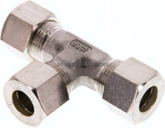 T-Schneidringverschraubung 12 L (M18x1,5), Klemmring 1.4571 (NC)