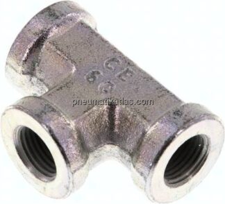 Hochdruck T-Stück G 1/8" (IG), Stahl verzinkt