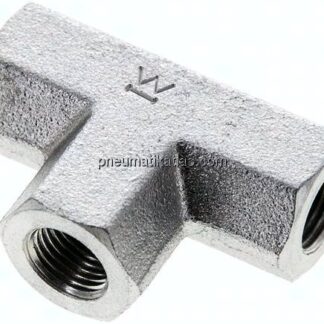 Hochdruck T-Stück NPT 1/8" (IG), Stahl verzinkt