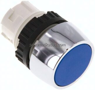Betätigeraufsatz 22mm, Drucktaster (blau)