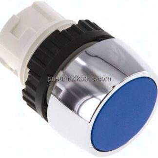 Betätigeraufsatz 22mm, Drucktaster (blau)