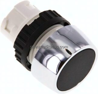 Betätigeraufsatz 22mm, Drucktaster (schwarz)