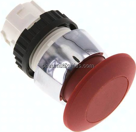 Betätigeraufsatz 22mm, Pilztaster (rot)