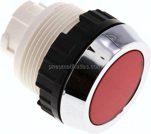 Betätigeraufsatz 30mm, Drucktaster (rot)