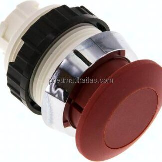 Betätigeraufsatz 30mm, Pilztaster (rot)