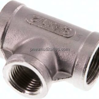 T-Stück Rp 3/4"-Rp 1/2"-Rp 3/4" (IG), 1.4408