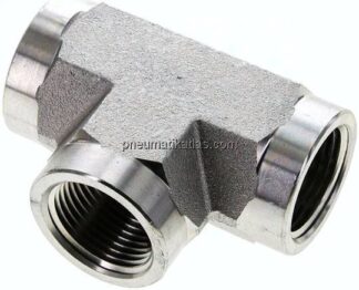 Hochdruck T-Stück NPT 3/4" (IG), Stahl verzinkt