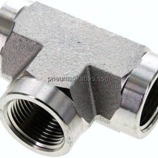 Hochdruck T-Stück NPT 3/4" (IG), Stahl verzinkt