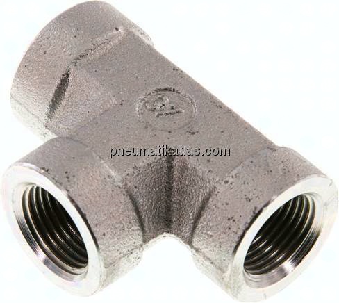 Hochdruck T-Stück G 3/8" (IG), Stahl verzinkt