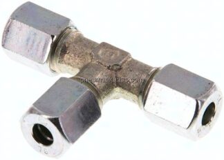 T-Schneidringverschraubung 6 L (M12x1,5), Stahl verzinkt